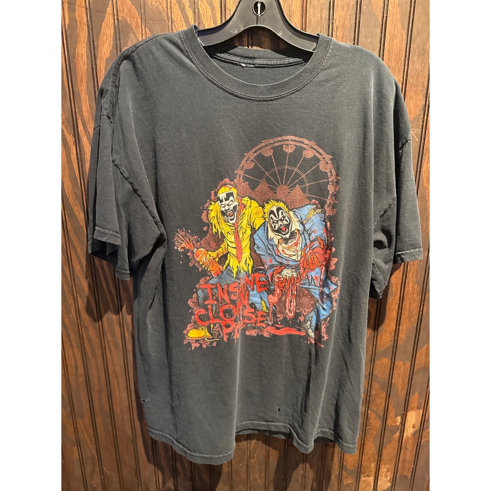 Vintage Insane‎ Clown Posse ICP Book of the Wicked Graphic T-Shirt Mens XL Black
